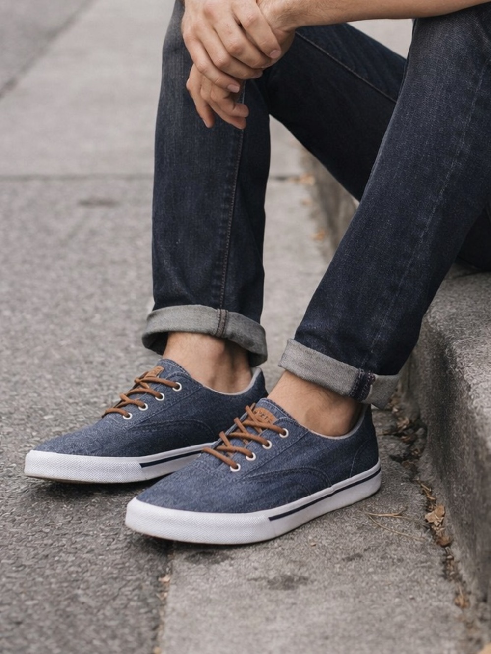 Sperry Men's Striper II CVO Sneaker Navy